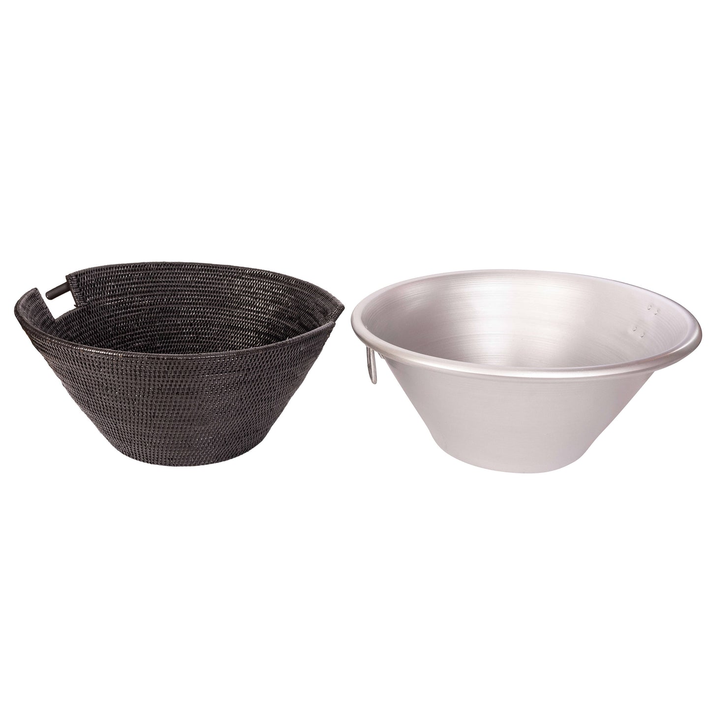 Artifacts Rattan Aluminum Ice Tub - Crystal Conner Design