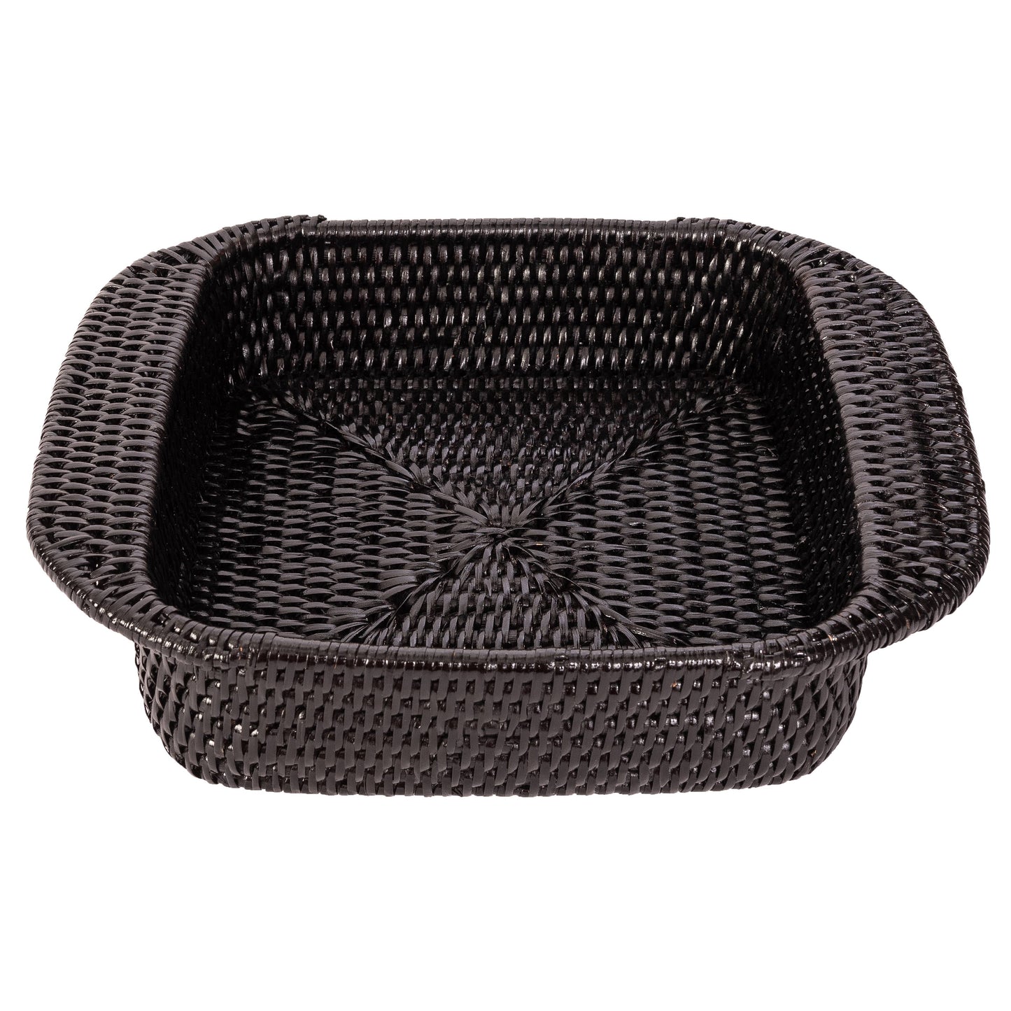 Artifacts Rattan Square Baker Basket with Pyrex - Crystal Conner Design