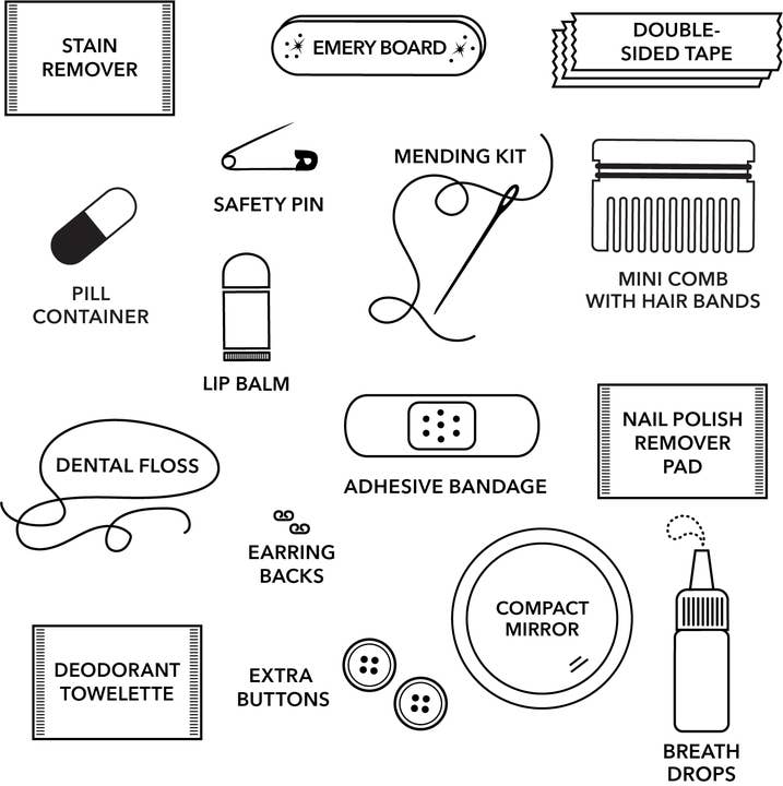 Velvet Scarf Minimergency Kit - Crystal Conner Design