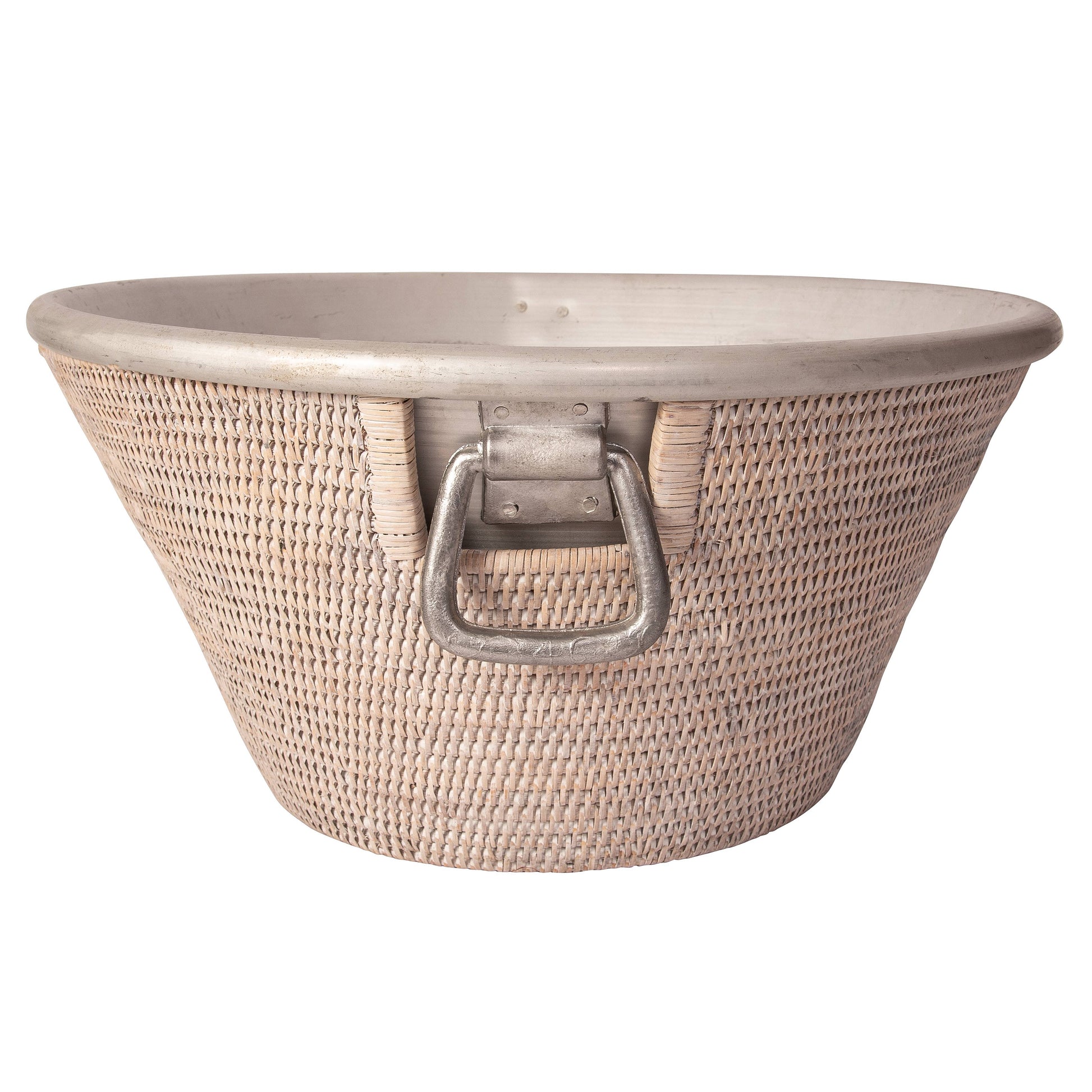 Artifacts Rattan Aluminum Ice Tub - Crystal Conner Design