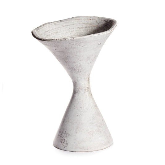 Wakefield Handmade Axis Planter 14.75" White - Crystal Conner Design