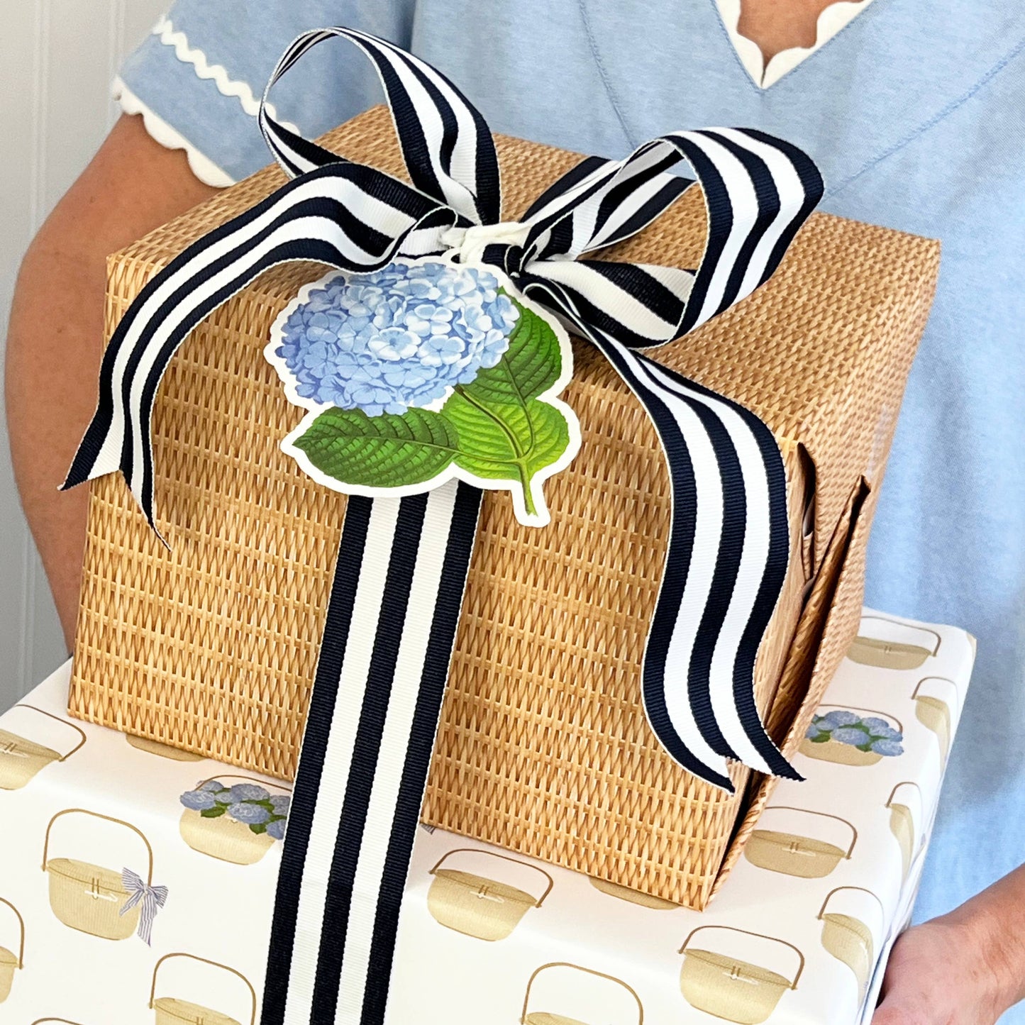 Rattan Gift Wrap Sheets - Crystal Conner Design