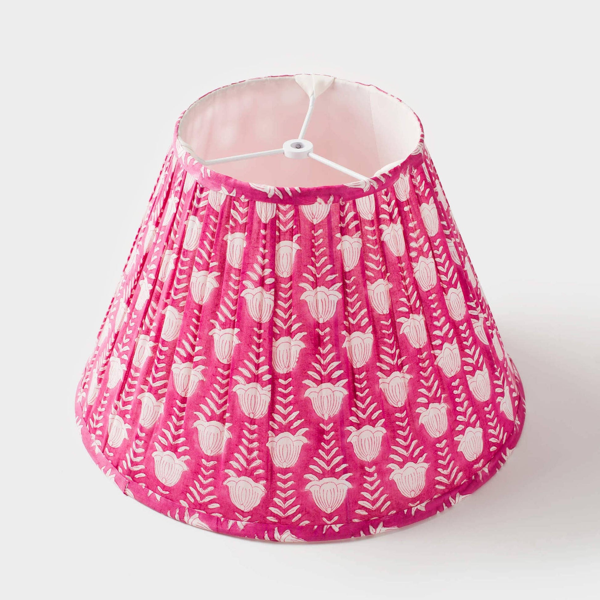 Tulip Gathered Floral Lampshade - Crystal Conner Design