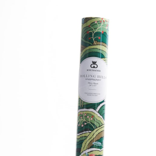 Schumacher Wrapping Paper - Rolling Hills - Crystal Conner Design